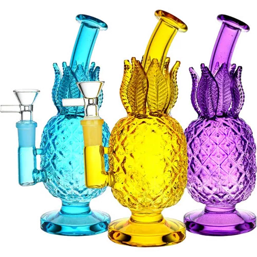 Product image of 7.75" Pineapple Hospitality Glass Water Pipe