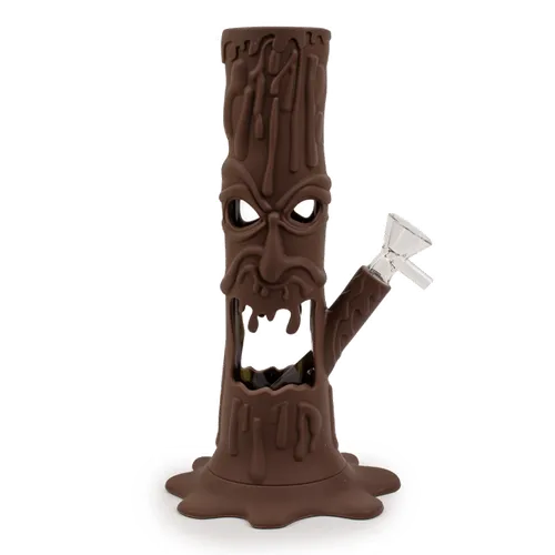 Product image of LIT Silicone, 9" Evil Tree Bong w/ LED Light