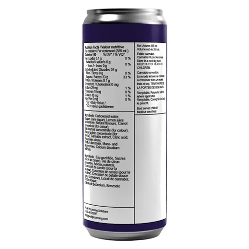 Blackberry Rosin Lemonade with CBG - Ray's Lemonade - THC Drinks