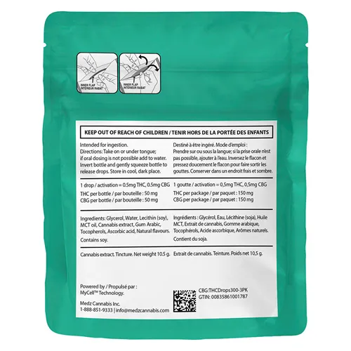 CBG:THC Drops 300 - MOD - Edible Extracts