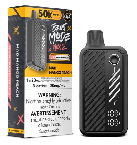 Product image of Mad Mango Peach - Flavour Beast Mode Max 2 - Disposables