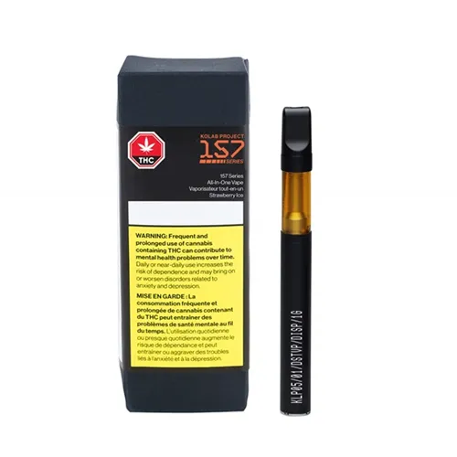 Product image of 157 Series Strawberry Ice All-In-One Rechargeable Vape Kit - Kolab Project - Disposable