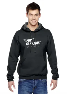 Product image of Pop's Cannabis, Black Hoodie