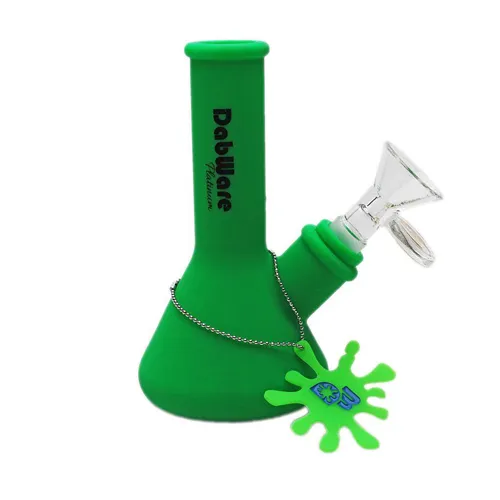 Product image of DabWare, 5" Beaker Platinum Silicone Bong