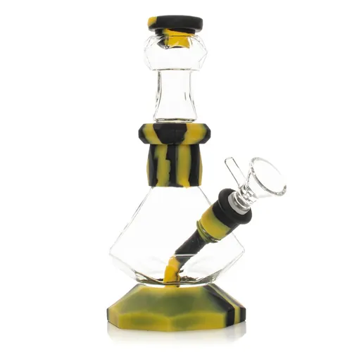 Product image of LIT Silicone, 6.25" Octangon Base Water Pipe