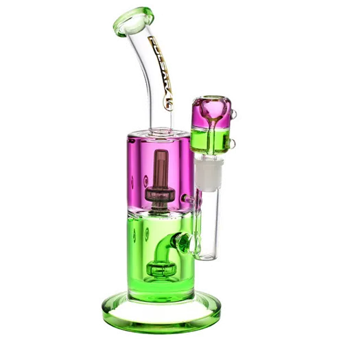 Product image of Pulsar, 9.75'' Bicolor Glycerin Chugger Water Pipe
