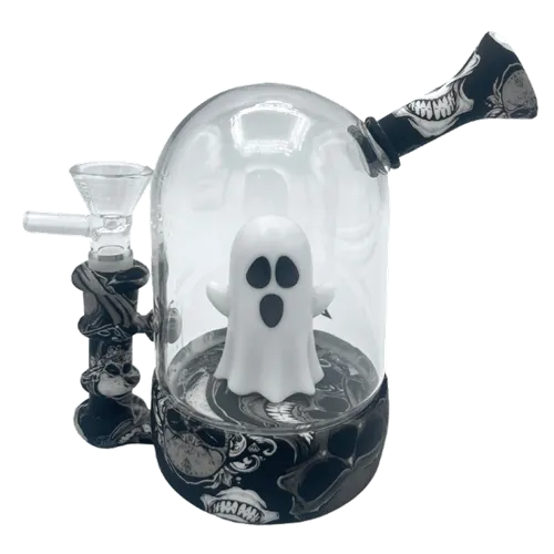 Product image of 5" Ghost Cabin Glass Silicone Bong