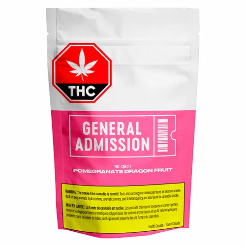 Pomegranate Dragonfruit THC:CBN Soft Chew - General Admission - Gummies