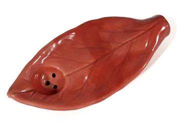 Product image of Northern Heights Co., Ceramic Leaf Pipe
