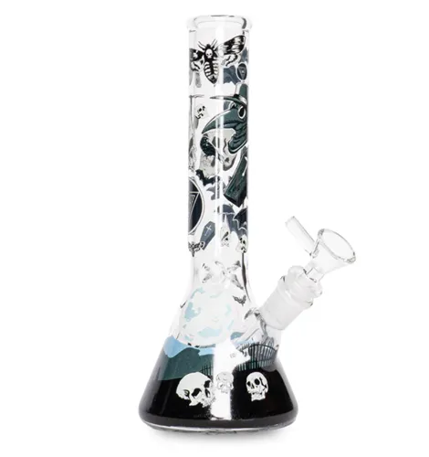 Product image of Red Eye Glass, Cemetery Glow in the Dark Water Pipe