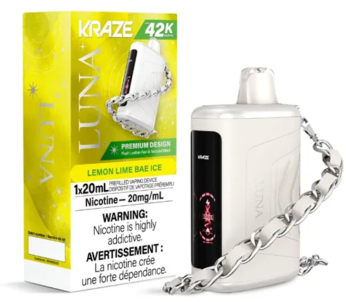 Product image of Lemon Lime Bae Ice - Kraze Luna - Disposable