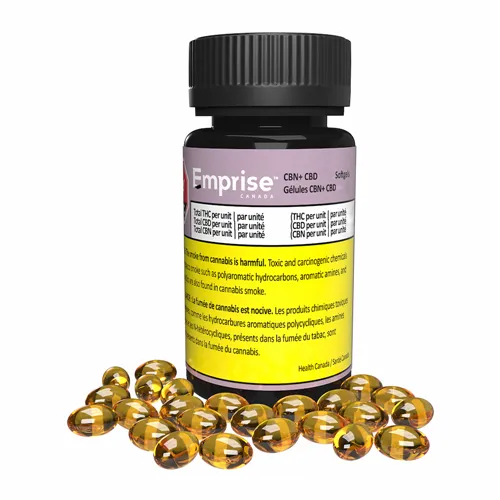 Product image of CBN+ CBD Softgels - Emprise Canada - Capsules