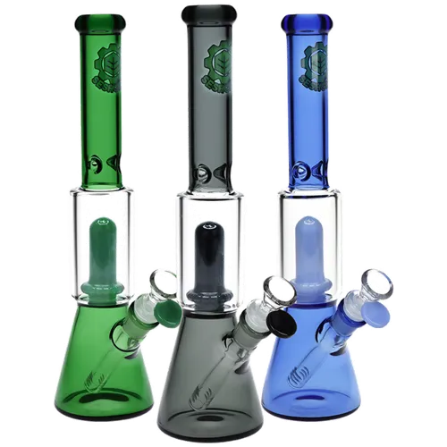 Product image of SeshGear, 12" Double Chamber Glass Beaker Water Pipe
