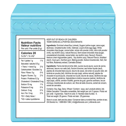 Mini Oatmeal Chocolate Chip Cookies - Olli - Snacks and Baked  Goods