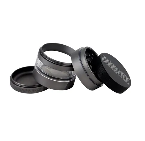 Kannastor, 4-Piece 2.2" Grinder w/ Storage, Solid Top