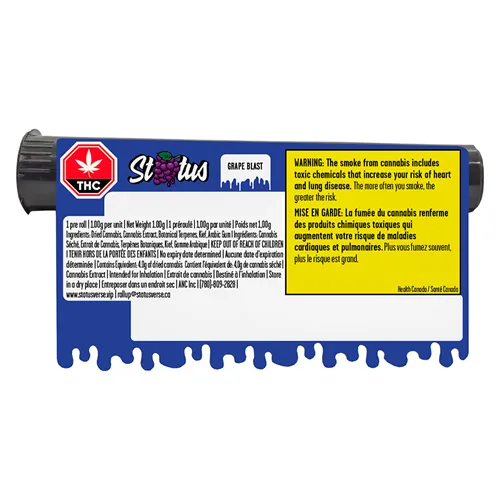 Grape Blast Liquid Diamond Infused Kief Coated - Status - Infused Blunts