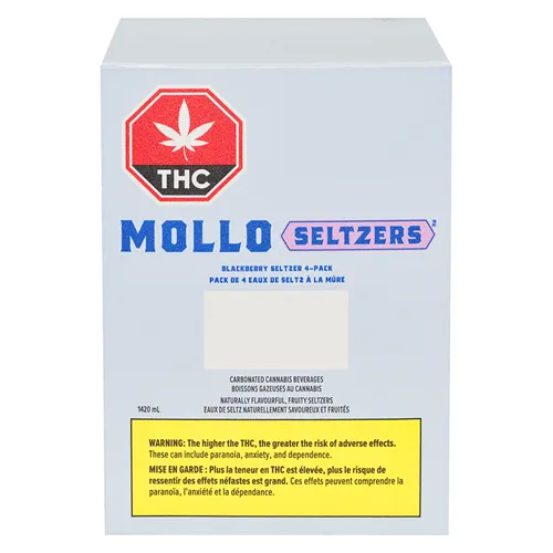 Blackberry Seltzer - Mollo - THC Drinks
