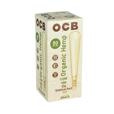 Product image of OCB, Organic Hemp Cones, 1 1/4"