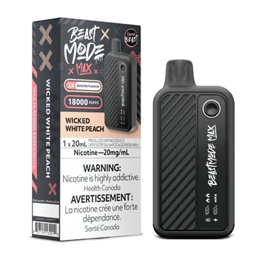 Product image of Wicked White Peach - Flavour Beast Mode Max - Disposable