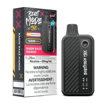 Product image of Ragin' Razz Mango - Flavour Beast Mode Max - Disposable