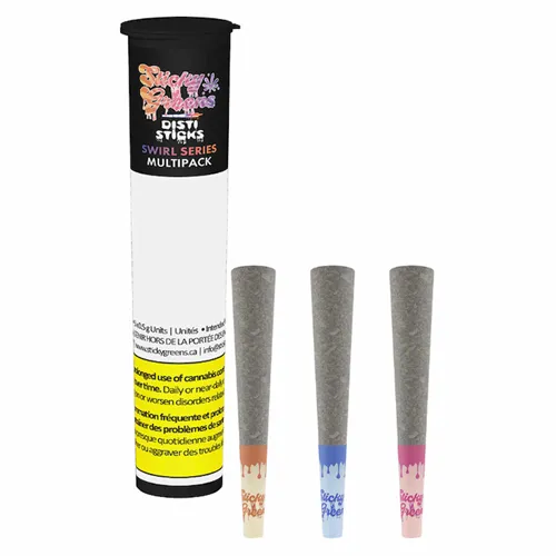 Disti Sticks Swirl Series Variety Pack - Sticky Greens - Infused Joints