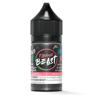 Product image of Weekend Watermelon Iced Salt Nic - Flavour Beast Salts - E-Liquid