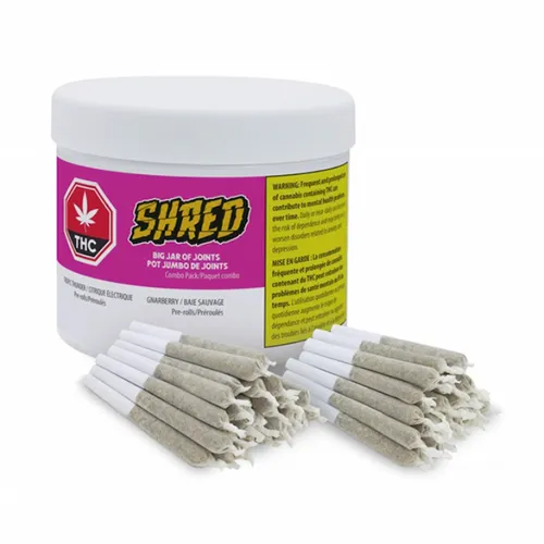 Product image of Big Jar of Joints Tropic Thunder + Gnarberry - SHRED - Variety Pre-Rolled