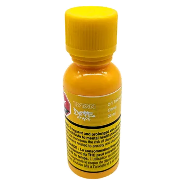 Product image of 2:1 THC:CBG Groove Drops Citrus - Tytan Dope Drops - Ingestible Oils