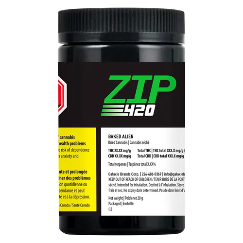 Baked Alien - Zip - Dried Flower