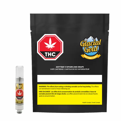 Anytime 1:1 Sparkling Grape  - Glacial Gold - 510 Cartridge