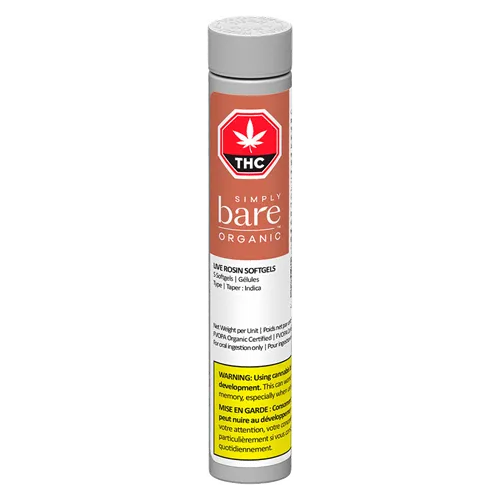 Live Rosin Softgels - Simply Bare - Capsules