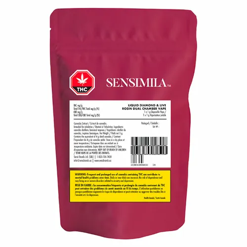 Liquid Diamond & Live Rosin Dual Chamber - SensiMila - Disposable