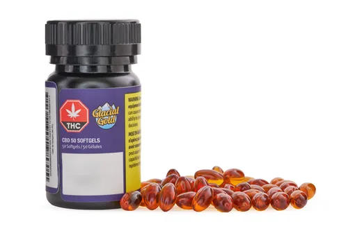 Product image of CBD 50 Softgels - Glacial Gold - Capsules
