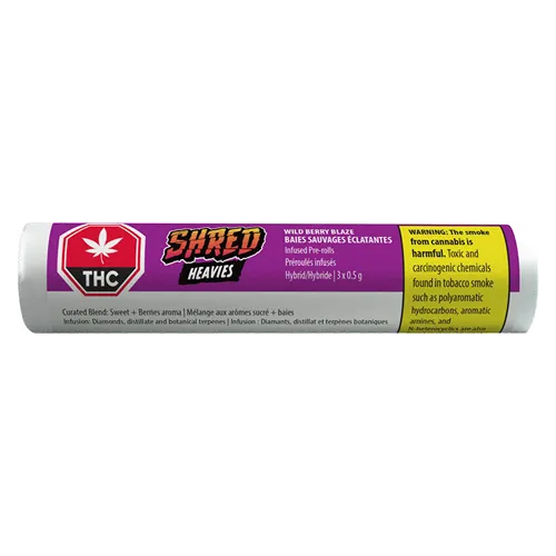 Wild Berry Blaze Heavies Diamond, Disty & Terp Infused - Shred - Infused Joints