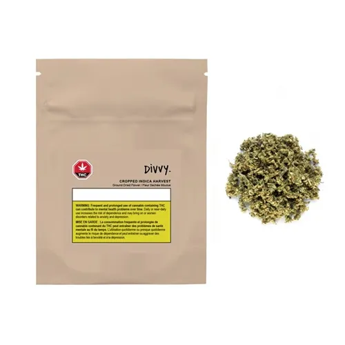 Product image of Indica Cropped Harvest - Divvy - Pre-Ground Blend