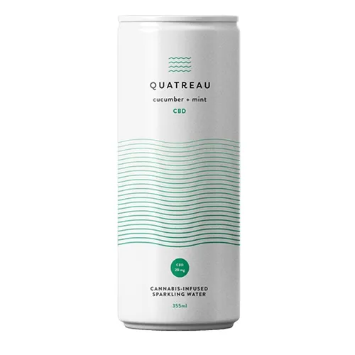 Product image of Cucumber and Mint - Quatreau - Sparkling Water