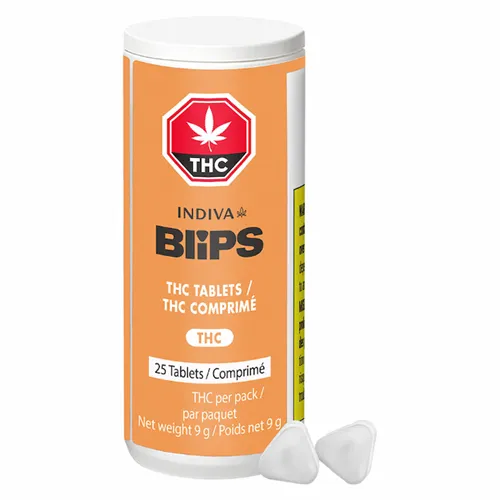THC Tablets - Indiva Blips - Edible Extracts