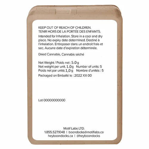 1 Grammers Premium Wrap - Boondocks - Blunts