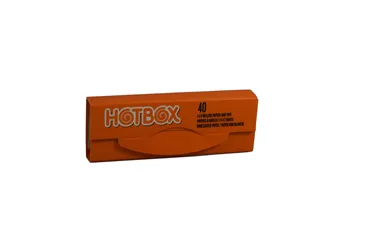 Product image of Hotbox, Unbleached Orange Rolling Papers w/ Tips