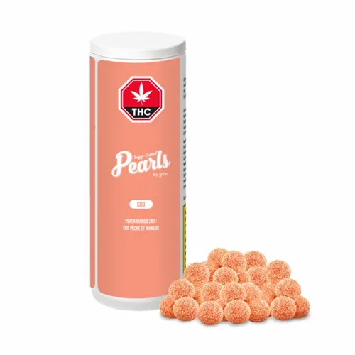 Product image of Peach Mango CBD - Pearls by Grön - Gummies
