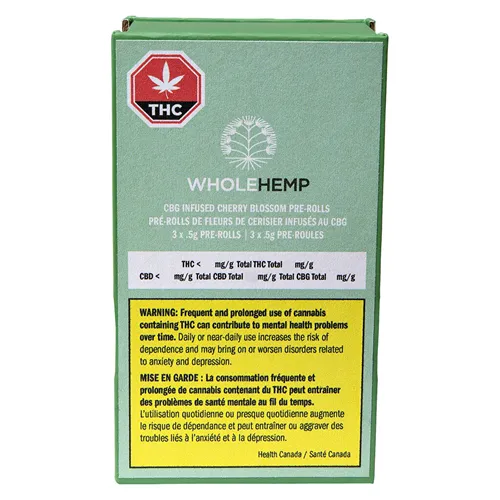 CBG Infused Cherry Blossom - WholeHemp - Infused Joints