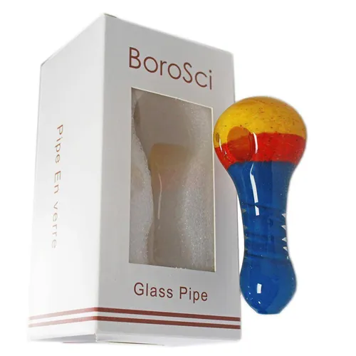 Product image of Borosci, 4" Inside Out Glass Pipe