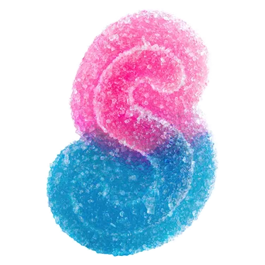Product image of Fully Blasted Blue Raspberry Watermelon - SOURZ by Spinach - Gummies - 10 x 10mg