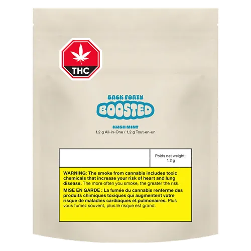 Product image of Kush Mint BOOSTED - Back Forty - Disposables