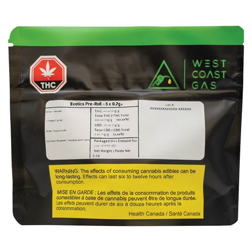 Exotics - West Coast Gas - Joints