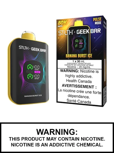 Product image of Banana Burst Ice - STLTH x Geek Bar - Disposable