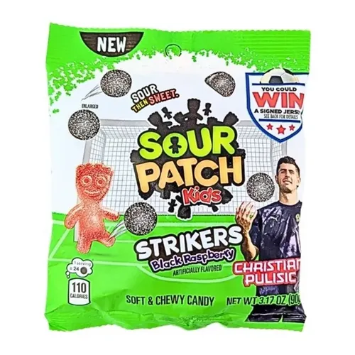 Product image of Sour Patch Kids, Strikers Candy, Black Raspberry