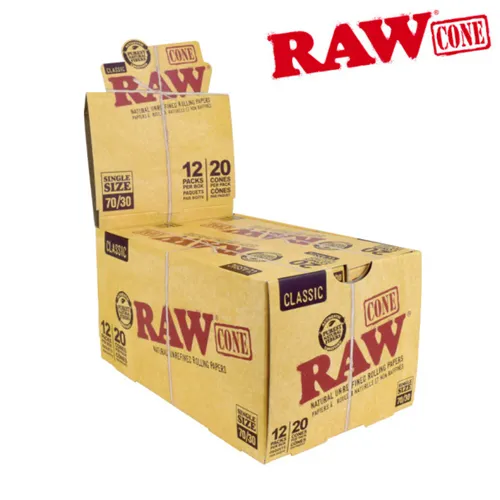 Product image of RAW Classic Natural Unrefined Pre-Rolled Cones