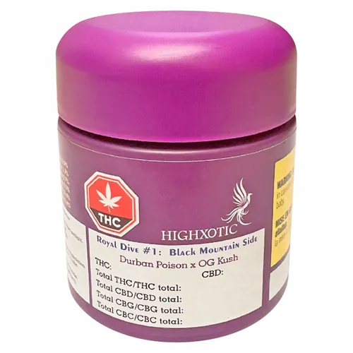 Royal Dive #1: Black Mountain Side - HighXotic - Dried Flower