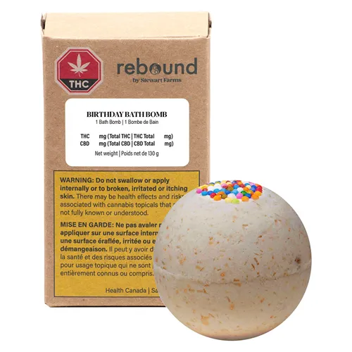 Product image of Birthday Bath Bomb - Rebound by Stewart Farms - Infused Bath